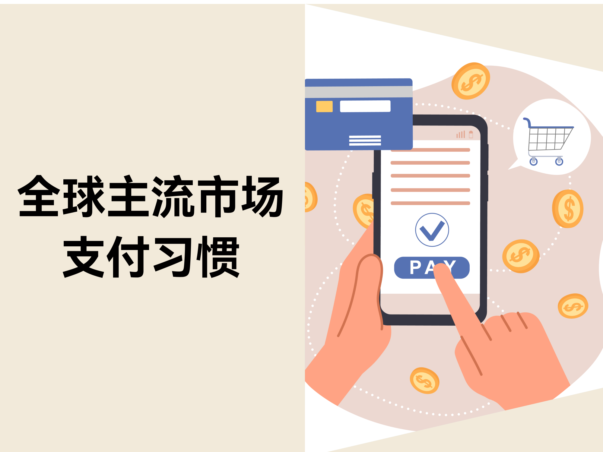 解锁全球主流市场支付习惯，，，，，，，，提升转化率与销售额