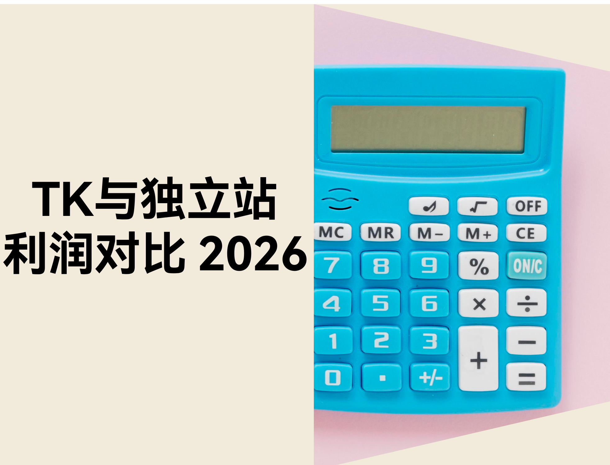 月销 10 万美金：TikTok Shop 与自力站利润比照（2026 本钱测算）