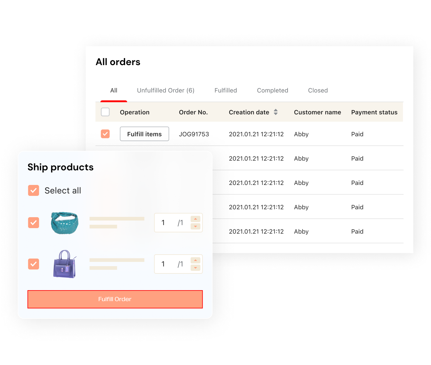全流程订单治理，，，，，轻松高效履约