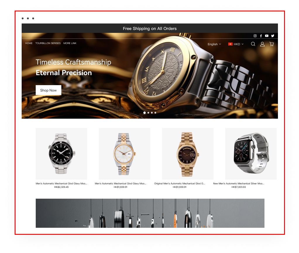 A品牌手表自力站