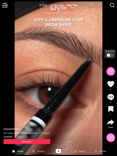 TikTok 信息流广告跳转商详页.gif