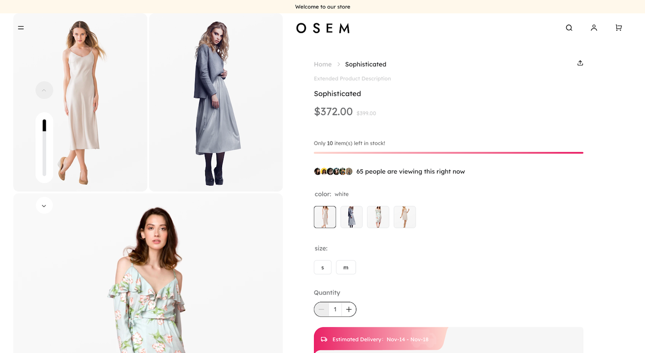 商品信息展示
